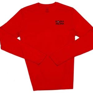 RED Adult Rash Guard Unisex Swim Shirt UPF 50+ UV Sun Protection Tee – New